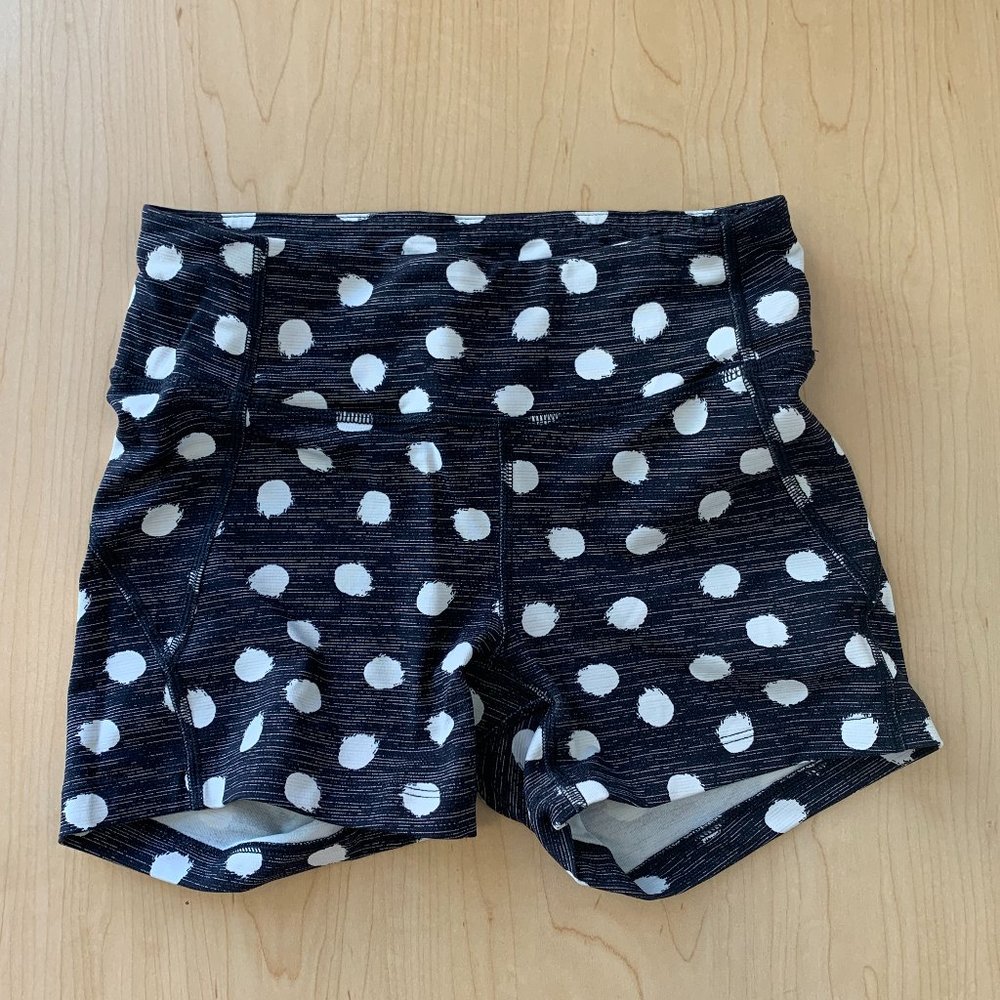 Outdoor Voices Rare Polka Dot Zoom 3.5" Short